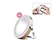 Wawoo 360° Swiveling Rotating Tabletop LED Vanity Mirror, 3 LED 3X Magnifying Illuminated Double Sided Cosmetics Makeup Mirror, Daylight Tabletop LED light Vanity Mirror for Bedroom, Bathroom