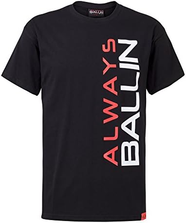 Always Ballin Brand Vertical AB Mens T-Shirt (Medium)