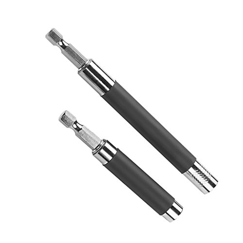 MagiDeal 2 Stück Magnetischer Sechskantschaft Schraubendreher Bithalter 1/4 “ Hex Bohrfutter - 3