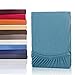 Produktbild Etérea Classic Microfaser Interlock Spannbettlaken Spannbetttuch Ocean, 90x200-100x200 cm