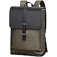 Skycare Sturdy Leather Commuter Backpack for Work - Fashionable 15.6 inch Laptop Bag for Men and Women in Business