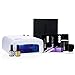 Bluesky 2 Colour Nail Gel Polish Starter Kit Salon Quality, Deluxe Accessories Pack, + 36W UV White Lamp, Includes 2 Bluesky Gel Colours