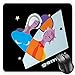 Produktbild BGLKCS Zodiac Gemini Mauspads Mouse Pad, Abstract and Artistic Astrology Design with Man Woman Day and Night Concepts, Standard Size Rectangle Non-Slip Rubber Mousepad, Multicolor