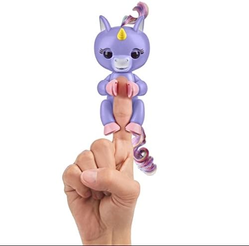 Baby Unicorn Fingerlings Alika (Purple with Rainbow Mane and Tail)