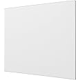 Suspended White Vinyl Ceiling Tiles – 595mm x 595mm (Fits 600mm x 600mm Grid) Easy-Clean & Wipeable | Pack of 10 Tiles | Covers 3.6m² per Box