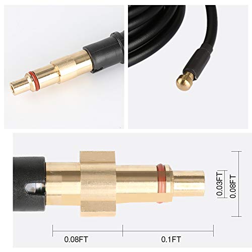 HQKJ 50FT/15M Manguera de Limpieza de Desatascar Tuberías Profesional y