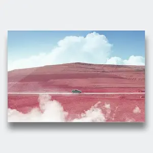 XtremeSkins Design Print Wooden Framed Canvas Wall Art Decoration Poster - New Theory (22x14 inch)