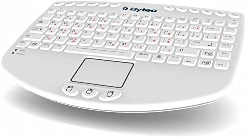 Medi-Key Wired Illuminated Medical Keyboard with Integrated Touchpad