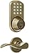 Produktbild MiLocks TFK-02AQ Digital Deadbolt Door Lock and Passage Lever Handle Combo with Keyless Entry via Keypad Code for Exterior Doors, Antique Brass by MiLocks