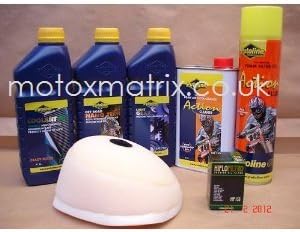 CRF 250/450 X 04-12 Motocross Service/Prep Kit Air Filter/4+ Oil Coolant Enduro