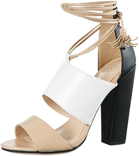 Paper Dolls Women’s Nixie Open Toe Sandals Multicolor Size: 5
