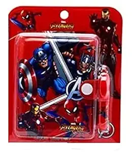 AUM Avenger Small Pocket Diary with Small Pen for Kids Stationery Set with Avenger for Students Kids Children Birthday Return Gift