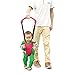 New 8-16 Months Baby Toddler Fully Adjustable Pure Cotton Learning Security Harness Walk Learning Assistant Open Crotch Basket Belt Step Walkings Wings Aid Up to 35 Kg (Red)