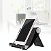 Produktbild EMOTREE 1x Handy Phone Ständer Stand Multi Winkel ipad Ständer Tisch Halterung für Smartphone iPhone 7 6 6s plus 5 5s, Tablets, E-Reader Max 10 Zoll Tablets, iPads, Google Nexus 7/10/4, Samsung Galaxy Tab P5100/ P3100/ N8000 Schwarz