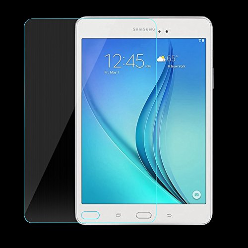 boriyuan Samsung Galaxy Tab A 9.7″ Leder Case Schutz Hülle Cover mit Bluetooth Tastatur (Deutsche QWERTZ) (Glas Folie) - 5