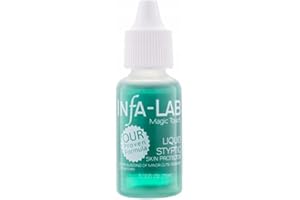 INFALAB Liquide arrêter les saignements de cuticule - Traitement hémostatique pour cuticules - Soin à l'aloe vera - Manucure - Infa-Lab - 15 ml