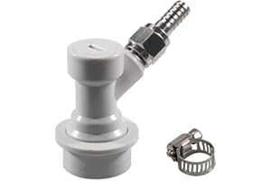 PERA Ball Lock MFL dis-connect Set mit Drehgelenk und Muttern mit Klemme für Gas und Liquid Gray for gas