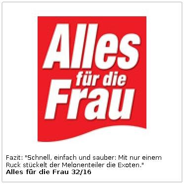 Rosenstein & Söhne Melonenteiler mit Edelstahlklinge - 6