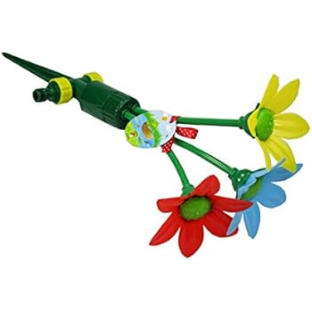 Blume Rasensprenger - Verrückte Daisy 360° Rotation | Garten Bewässerung & Kinderspaß