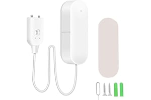 Alupre Allarme di Perdita d'Acqua Tuya WiFi Rilevatore di Allagamento E Allarme di Straripamento Rilevatore di Perdite d'Acqua Allarme per Home