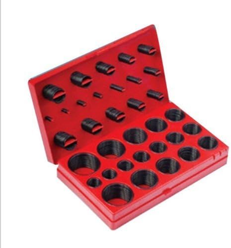 Generic O Type Grease-Proofness Seal Ring 407 pc With Plastics Box Black by Shitong