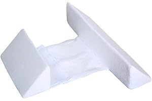Bimhayuu Positioning Pillow Adjustable Triangular Side Pillow Side Sleeper Pillow Removable and Washable Waist Protector Baby Pillow Anti-Spitting Milk (White)