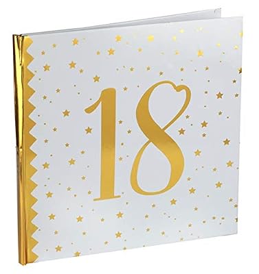 SANTEX 6185-18, Livre d'or Age métallisé 18 Ans