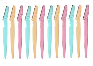 Verite Professional Multipurpose Facial Razor for Female/Women/Ladies/Girls (pack of 12 razors)