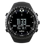 Barometrische Höhenmessung, Anzeige von Höhengrafik, Kompass, Tiefenmesser zum Schnorcheln (10 m)