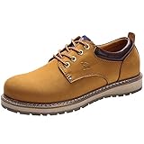 CAMEL CROWN Scarpe Antinfortunistiche Uomo, Scarpe da Lavoro con Punta in Acciai