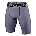 Herren Kind PowerLayer Funktionsunterwäsche Kompressionsshort Armour Compression Shorts Skins - XX Large - Grey