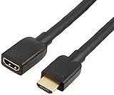 Cable alargador de alta velocidad HDMI 2.0 (macho a hembra) que combina audio y vídeo en un cómodo cable.
