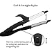 DarkIron 2 in 1 Ceramic Hair Straightener/Curler Wand 32mm