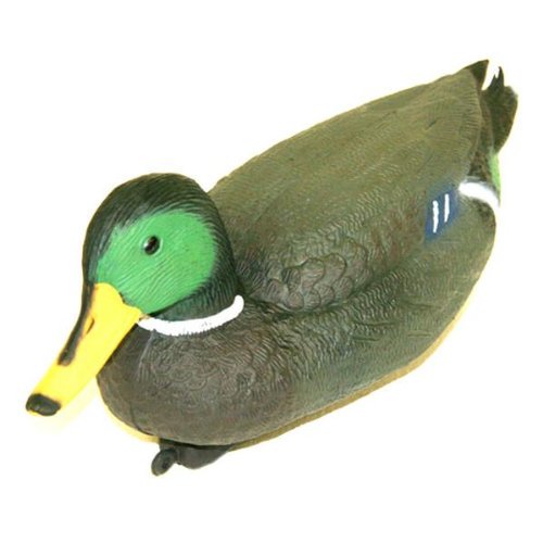 Xclou Stockente als Dekoration für Teich und Weiher, Dekofigur aus Kunststoff, langlebige Gartendekoration, mehrfarbige Ente, schwimmende Teichfigur