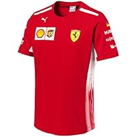 Scuderia Ferrari F1 Racing SF Team Driver Sebastian Vettel Camiseta Oficial 2018