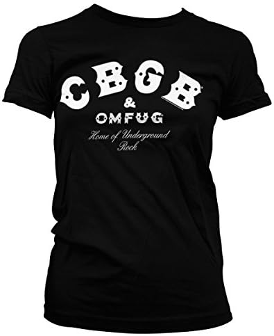 Officially Licensed CBGB & OMFUG Logo Womens T-Shirt