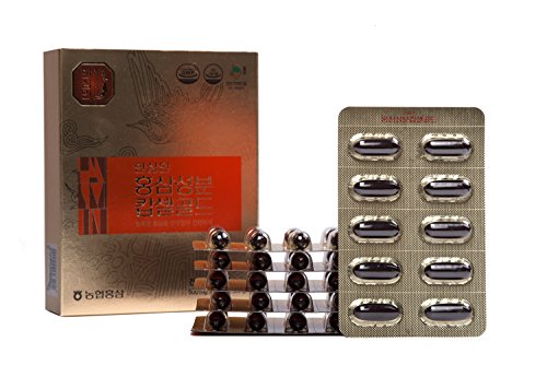 Ginseng Rojo Extracto en Cápsulas, 60 cápsulas 600mg