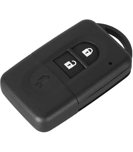 Coque De Remplacement Pour Clé De Voiture Nissan - 2 Boutons, ABS, Compatible X-Trail, Qashqai, Juke