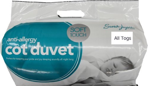 Topnotch Anti Alergia Cuna Cama Edredón/edredón 9 TOG 120 x 150 cm Suave al Tacto