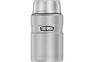 Thermos Słoik na żywność ze stali nierdzewnej, stal nierdzewna, matowa stal nierdzewna, 0,71 litra