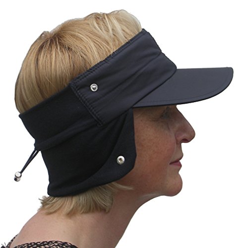 Daily-Sports-Ladies-Mens-Unisex-Golf-Tennis-Wind-Sun-Visor-in-Navy-Blue