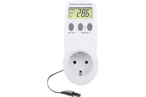 Renkforce UT300 Raumthermostat Zwischenstecker -40 bis 99 °C, Weiß