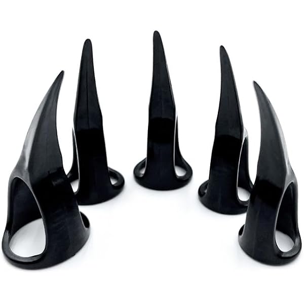 5-teiliges Fingernagel-Krallen-Set – Lange Vampir-Klauen Für Halloween & Cosplay