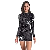 ❤️Einfaches und stilvolles Design:Sehr geeignet für Alltags, Casual, Outdoor,Freizeit, Strand, Urlaub, Dating, Partei, Club, Abschlussball, Cocktail, Abschluss, Abend, Festlich, Rockabilly, Ausgehen, Feiern, Einkaufs usw.❤️ winter träger maxikleid trägerlos taufe taupe v ausschnitt vintage vorne kurz hinten lang halloweenweinrot wasserfallausschnitt weit kleid damen 3/4 arm kleid damen jahre kleider winter schwarz kleider sack kleidkleid a linie a-linie knielang asymmetrisch ausgestellt kleid