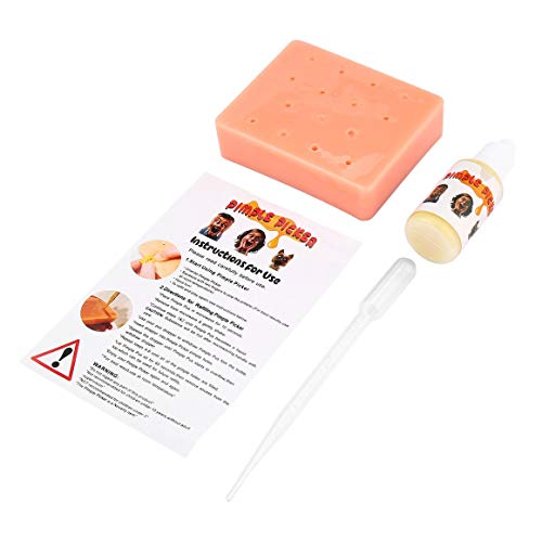 Preisvergleich Produktbild Funnyrunstore Pickel knallen Lustiges Spielzeug Stressabbau Spielzeug Squeeze Akne Spielzeug Interessant Popper Remover Stop Picking Your Face (gelb)