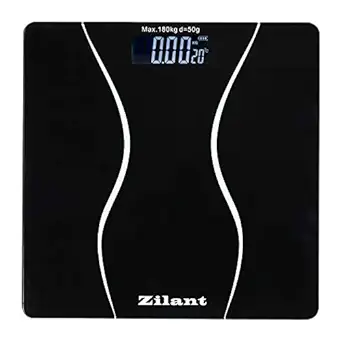 Zilant Weight Scale Digital Weight Machines For Human Body Black (figure-WS-003-7)