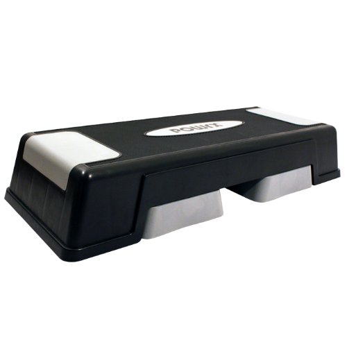 POWRX Steppbrett Höhenverstellbar Stepper Step Trainer Aerobic Stepper Stepbench Bis 150 kg - 4