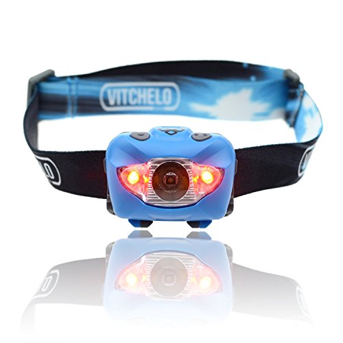 LED Stirnlampe zum Joggen, Camping, Angeln, Lesen – Beste und Hellste Kopflampe, wasserfeste Kopflampe, Lange Batterielaufzeit (Batterien mitinbegriffen), Anpassbarer Lichtkegel, haltbar, leicht, einfach bedienbar - 7