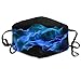 Produktbild SDGSS Mund Maske,Blue Fire Light Warm Unisex Fashion Warm Anti-Dust Washable Reusable Mund Maske