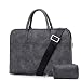 Produktbild LHJ 15,6"Nylon-Laptop-Tasche Pu-hülle Mit Internem Plüschschutz Business Casual Schultergurt,Black1,17.3inches